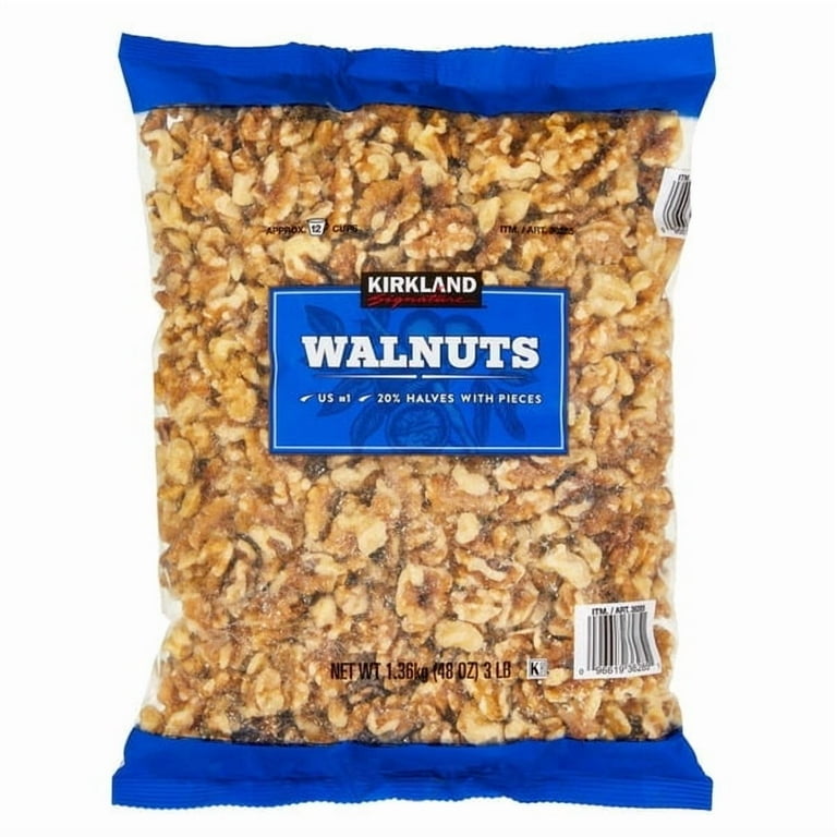 KIRKLAND Walnut Halves, 3 lbs - Walmart.com
