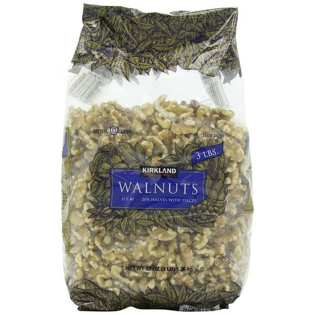 Kirkland Signature Walnuts, 3 Pounds (2 Pack)