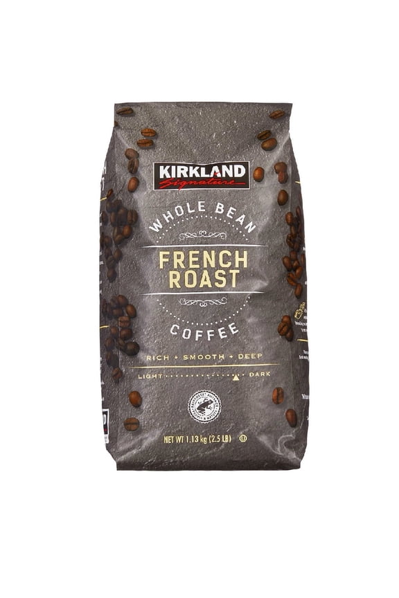 Whole Bean Coffee, French Roast, 2.5 lbs