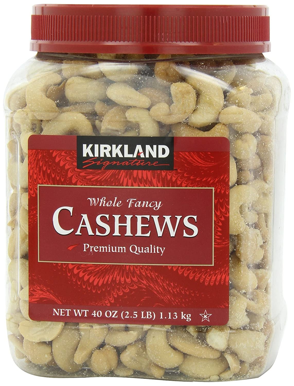 Kirkland Signature Whole Fancy Cashews, 2.5 lbs - Walmart.com
