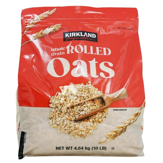 Kirkland Signature Whole Grain Rolled Oats 10 Pounds