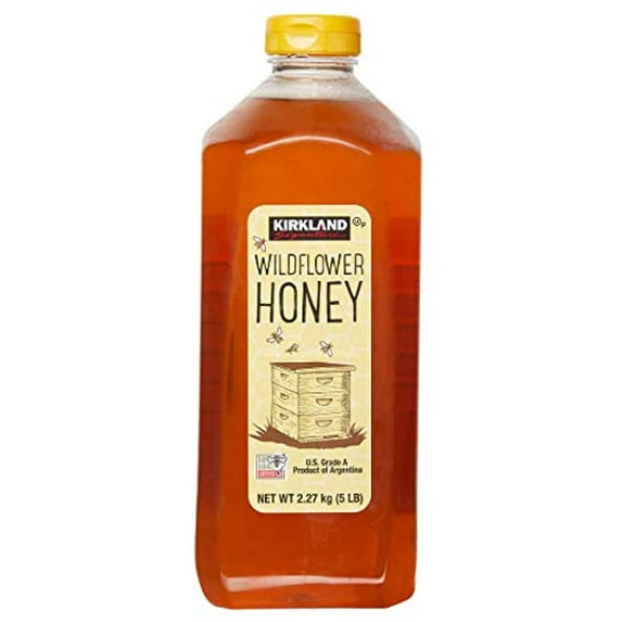 Kirkland Signature Wild Flower Honey, 5 lbs (2 Pack)