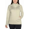 thumbnail image 1 of Kirkland Signature Women's Full Zip Fleece Jacket Cream L, 1 of 6