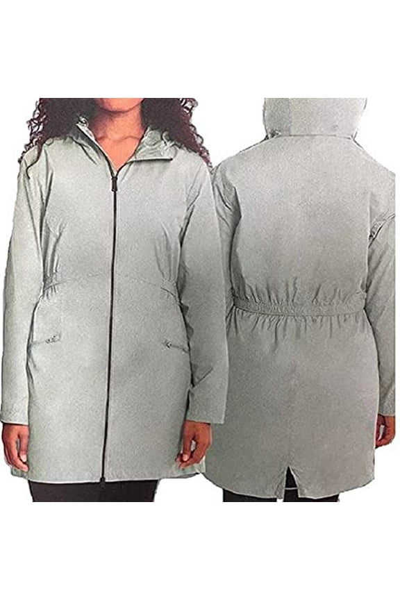 Women's Hooded Lightweight Jacket (Mint, Medium, M)