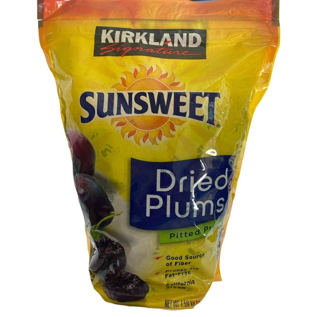 Kirkland Sunsweet Dried Plums Pitted Prunes Snack 3.5 lb