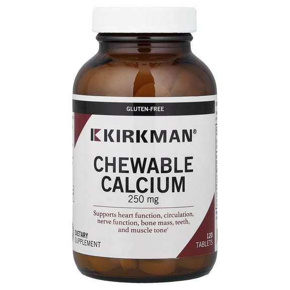 Kirkman Labs Chewable Calcium, 120 Tablets