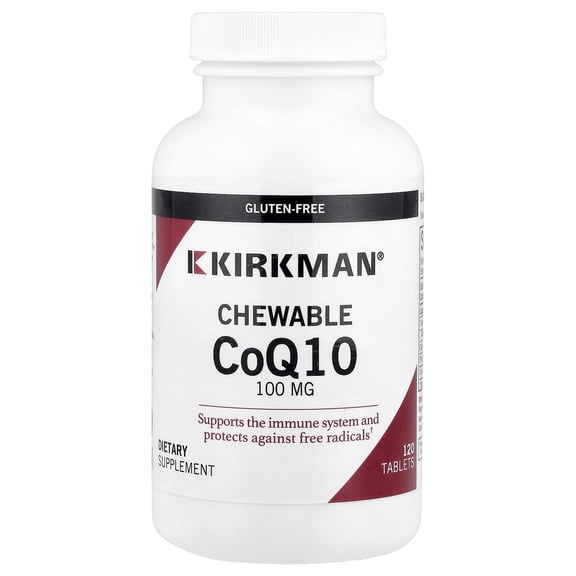 Kirkman Labs Chewable CoQ10, 120 Tablets