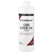 Kirkman Labs Cod Liver Oil Liquid, 16 fl oz 473 ml