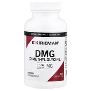 Kirkman Labs DMG, 125 mg, 250 Capsules