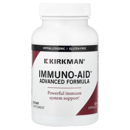 Kirkman Labs Immuno-Aid™, Advanced Formula, 120 Capsules