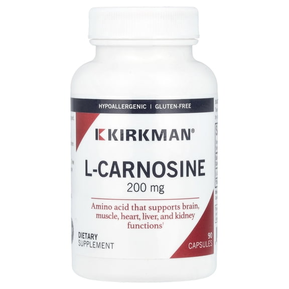 Kirkman Labs L-Carnosine, 200 mg, 90 Capsules