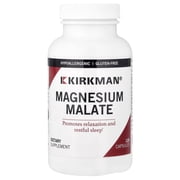 Kirkman Labs Magnesium Malate, 120 Capsules 160 mg per Capsule