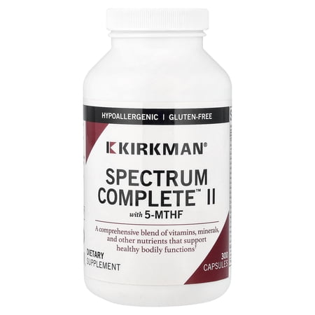 Kirkman Labs Spectrum Complete™ II with 5-MTHF, 300 Capsules