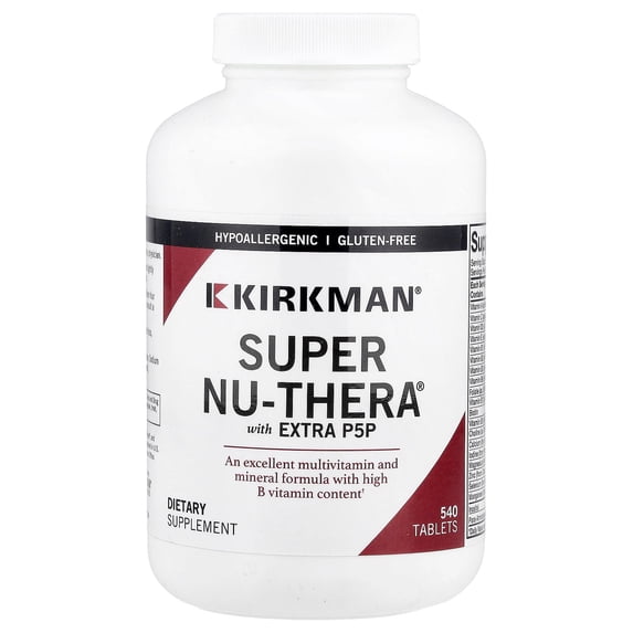 Kirkman Labs Super Nu-Thera® with Extra P5P, 540 Tablets
