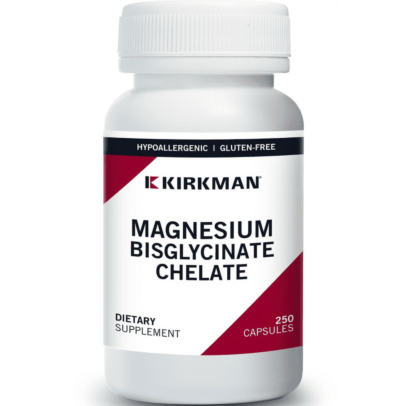 Kirkman Magnesium Bisglycinate Chelate BioMax Series 250 Capsules