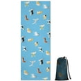 thumbnail image 1 of Kirky Hasky Dalmatian Hot Yoga Mat Towel Non Slip for Hot Yoga - Quick-Drying Yoga Mat Cover with 4 Corner Pockets with Travel Bag - Hot Yoga Towel Non Slip Grip Moisture Wicking Sweat 70"x26", 1 of 6