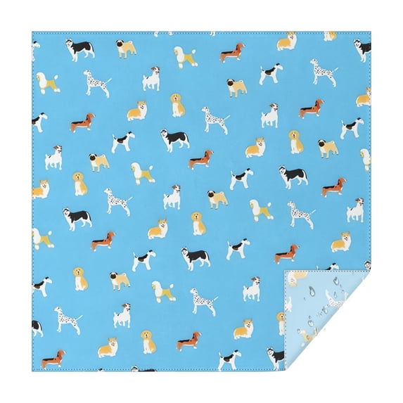 Kirky Hasky Dalmatian Square Tablecloth,Waterproof Square Table Cover,Wipeable Spillproof Washable Table Cover for Home Kitchen Party Decor 42"X42"(107x107cm)