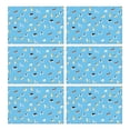 thumbnail image 1 of Kirky Hasky Dalmatian Summer Placemats Table Placemats Set Of 6-Linen Kitchen Washable Placemats Table Mats 12x18 Inch Non-Slip Heat Resistant, 1 of 5