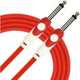 thumbnail image 1 of Kirlin LightGear Instrument Cable - 10ft with PVC Jacket Red, 1 of 1