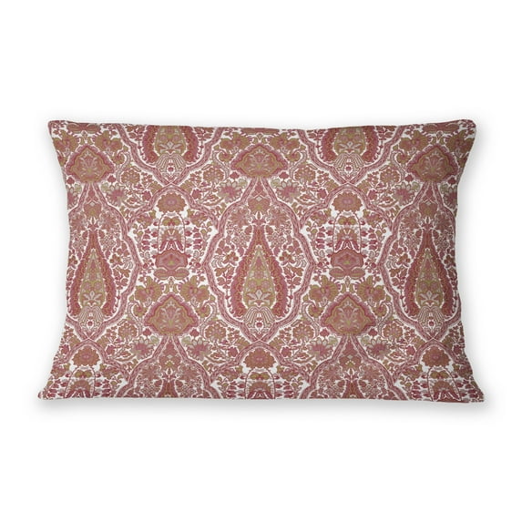 Kirman Mauve Lumbar Pillow by Kavka Designs