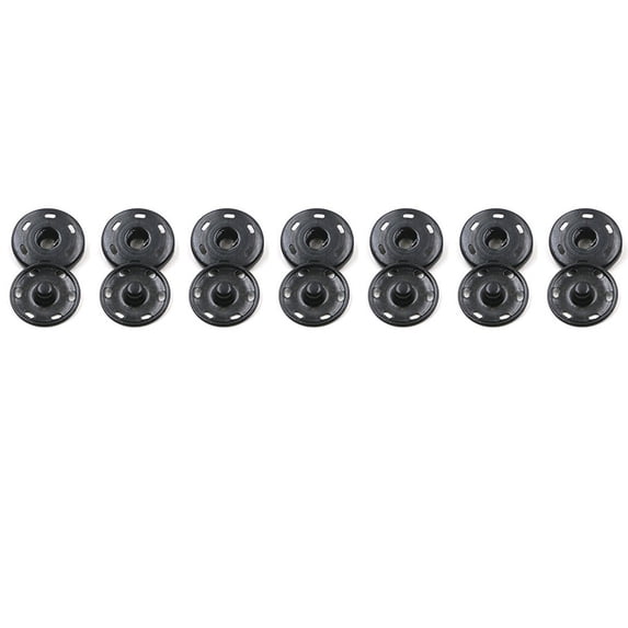 Kironypik 100 Pairs/10 Pairs Clothes Snap Buttons Fastener Accessories Dress Accessory Stitching Crafts DIY Button Sewing Craft Ornament Black bronze/23.0mm