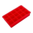 thumbnail image 1 of Kironypik Multi-grids Ice Cube Maker Mold Icing Fruit Juice Coffee Wine Tray Mould DIY Making Non-stick Molds Home Restaurant Red, 1 of 6