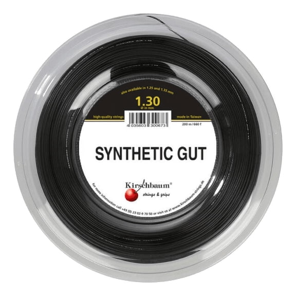 Kirschbaum Reel Synthetic Gut Black 1.30 mm (16G) 660ft