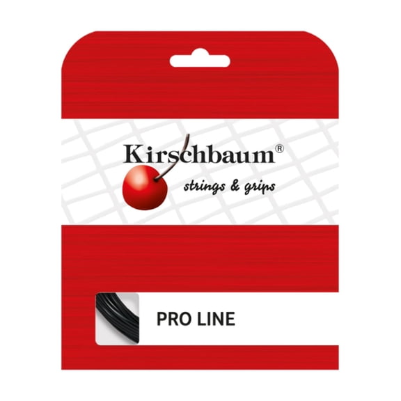 Kirschbaum Pro Line Black Tennis String Set, 40 ft, Gauge 1.20mm / 18G