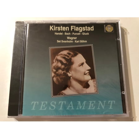 Kirsten Flagstad: Handel, Bach, Purcell, Gluck, Wagner, Set Svanholm, Karl Böhm / Testament Audio CD 1993 Mono / SBT 1018