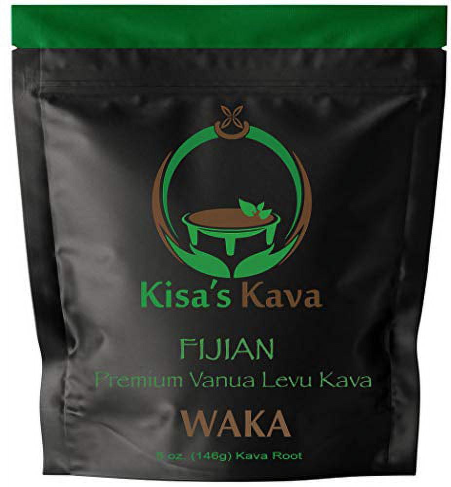 Kisa's Kava Premium Noble Fijian Kava Root Powder (WAKA) All