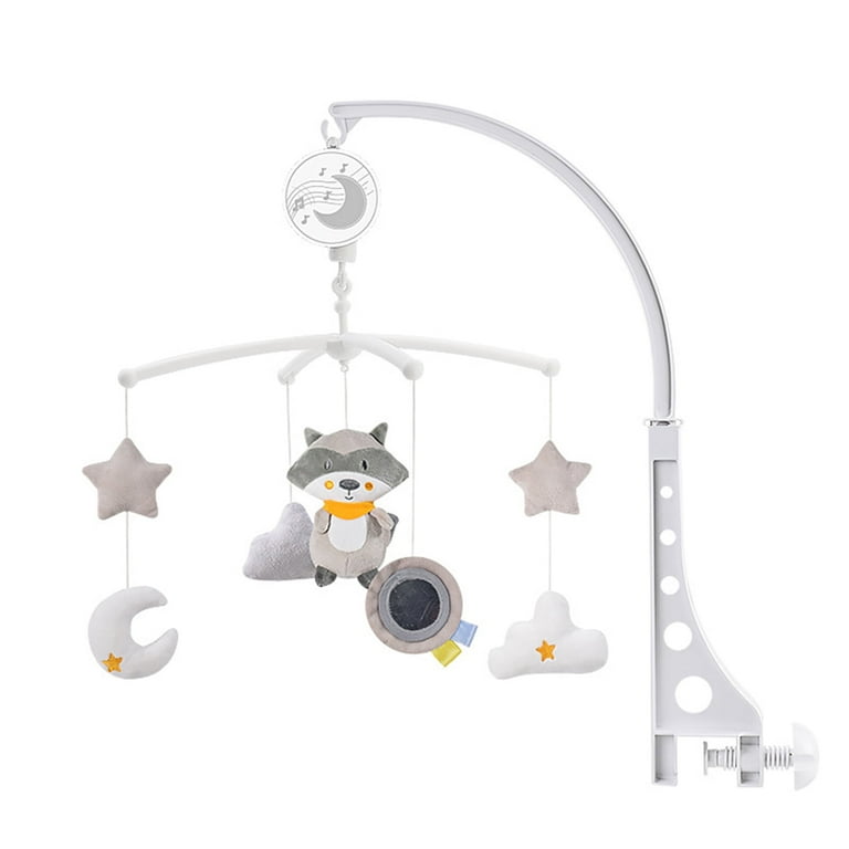 Kisdream Musical Baby Crib Mobile with Sound Hanging Rotating Toys Infant Bed Attachment for Boys and Girls Walmart