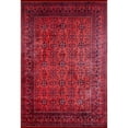 thumbnail image 1 of Kiselyovsk Red Medallion Polyester Area Rugs for Living Room Washable Rugs Boho Moroccan Area Rug Soft Geometric Bohemian Distressed Indoor Rug for Bedroom Dining Room Office Foldable Nonslip Rug, 1 of 9