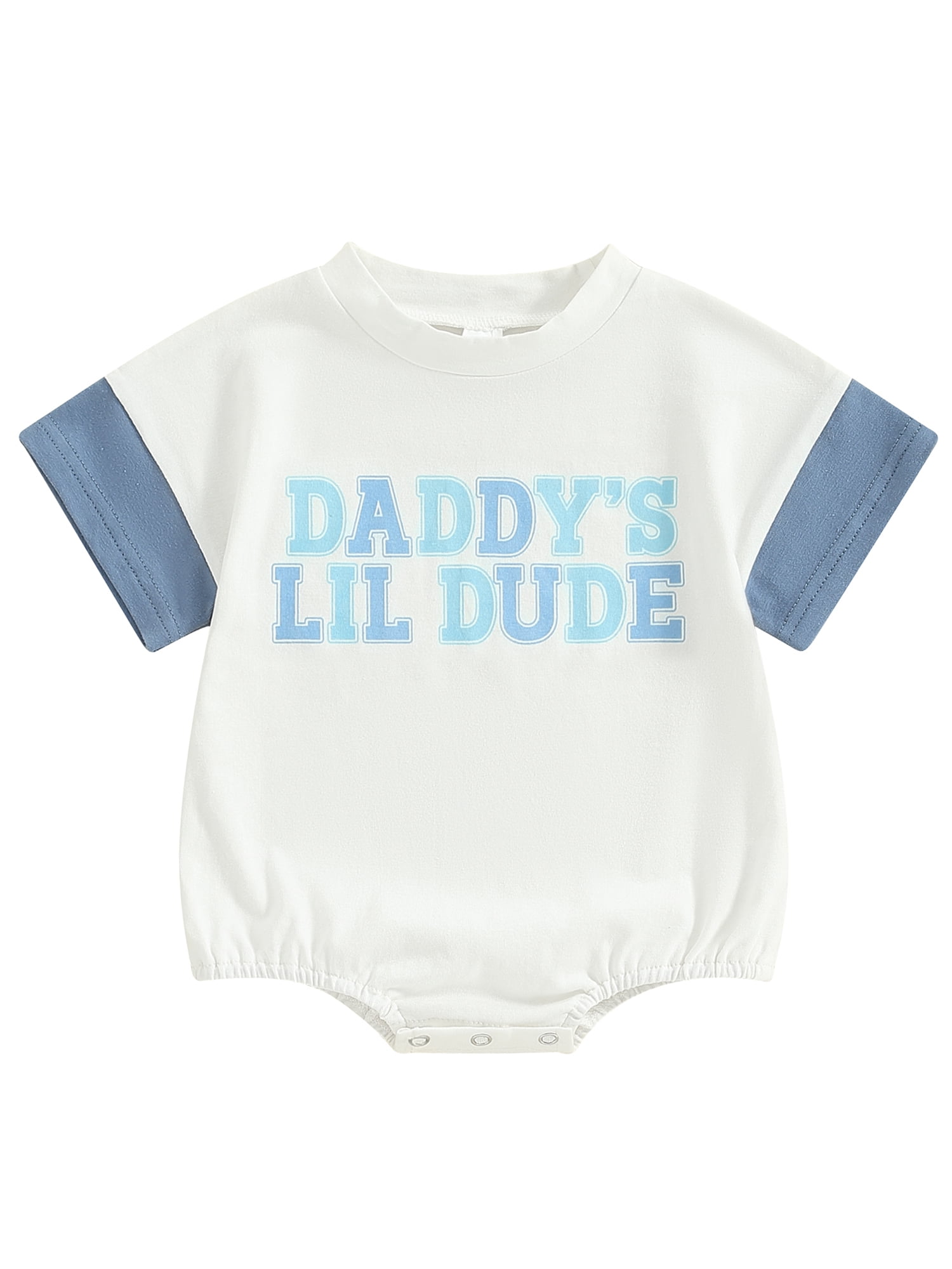 Kishawna Infant Baby Mother's Day Father's Day Outfit Short Sleeve ...