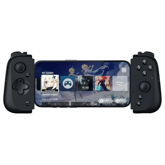 Kishi V2 Gaming Controller for Android & 15 Series (USB C): Console Quality Controls - Stream PC, Xbox, Games on Phone, Mobile - Passthrough Charging - Virtual Controller Mode