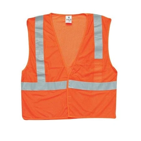 Kishigo 1084-Xl Xl Class 2 High Visibility Vest, Orange
