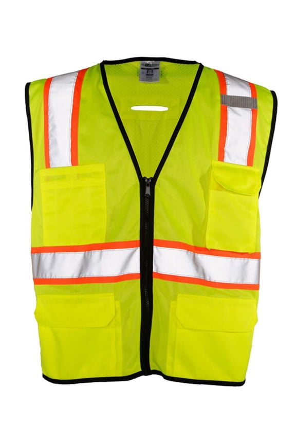 6 Pocket Contrast Class 2 Vest