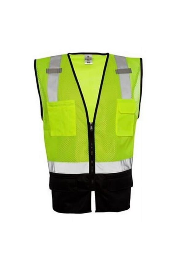 Black Bottom Mesh Class 2 Vest