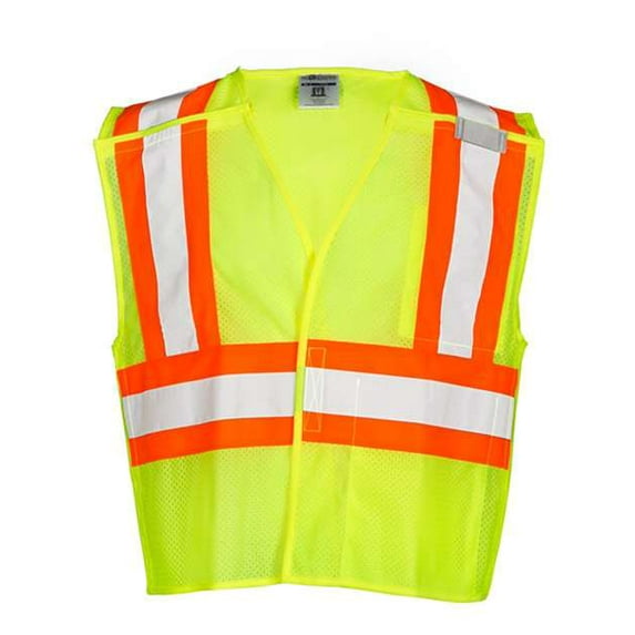 ML Kishigo Mens Contrasting Mesh Breakaway Vest