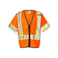thumbnail image 1 of Kishigo Class 3 Mesh Zippered Vest 1565-1566 Orange 2/3XL, 1 of 5