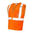 thumbnail image 1 of Kishigo Clear ID Vest with Zipper Closure Size 4/5XL Color Oranges, 1 of 3