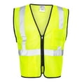 thumbnail image 1 of Kishigo - Double-Pocket Zippered Economy Class 2 Vest - 1537-1538 - Lime - Size: 2XL, 1 of 3