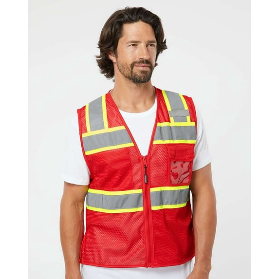 Kishigo EV Series® Enhanced Visibility 3 Pocket Mesh Vest