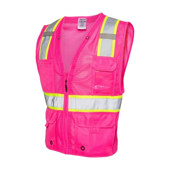 Kishigo EV Series Enhanced Visibility Multi-Pocket Mesh Vest