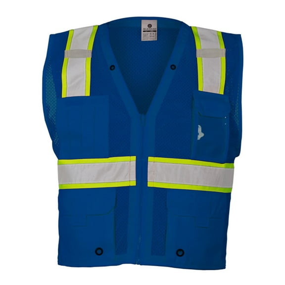 Kishigo EV Series Enhanced Visibility Multi-Pocket Mesh Vest