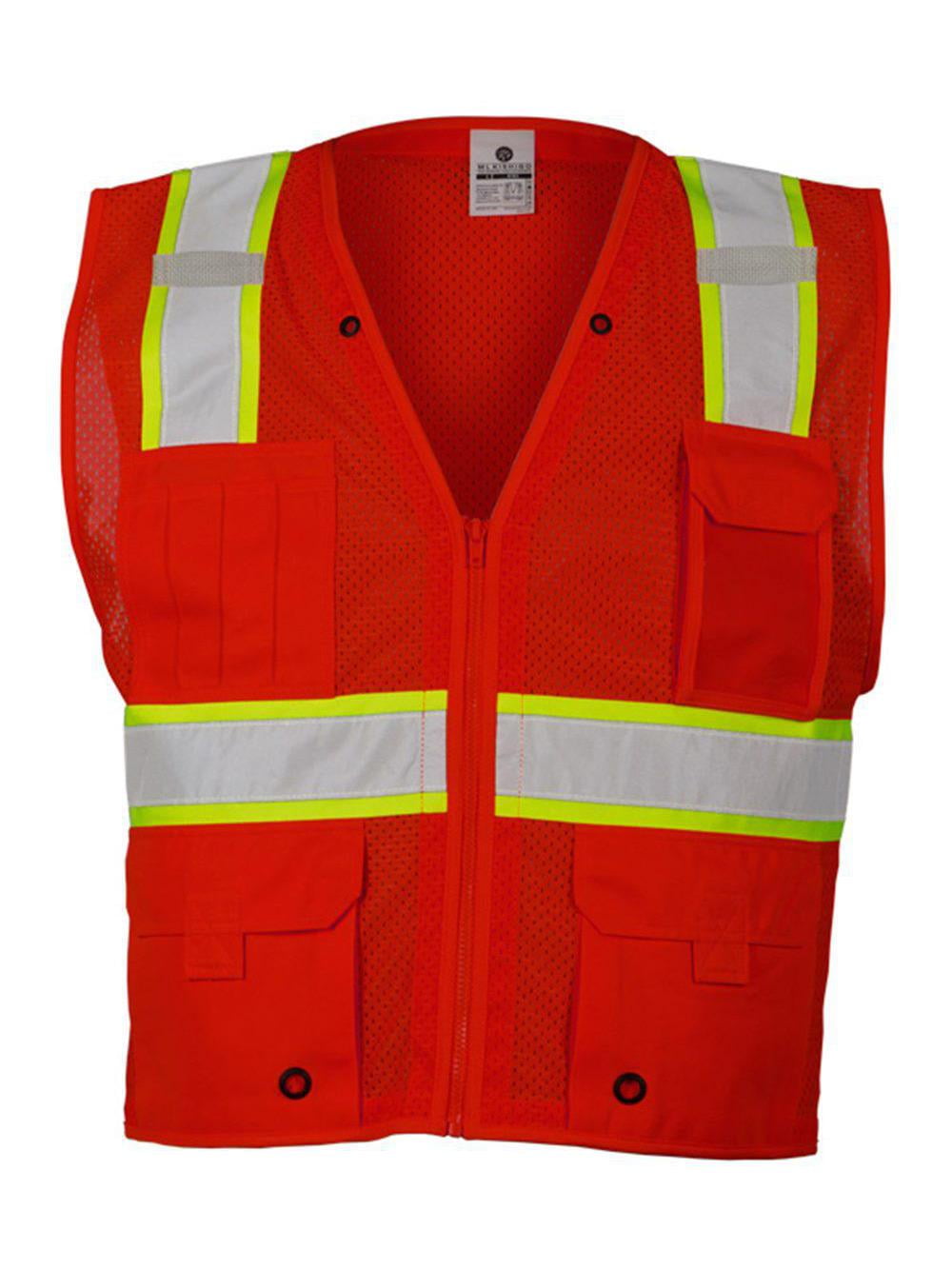 Kishigo EV SeriesÂ® Enhanced Visibility Multi-Pocket Mesh Vest