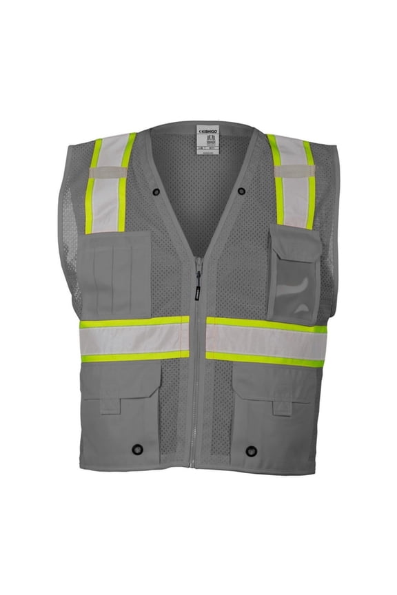 EV Series Enhanced Visibility Multi-Pocket Mesh Vest