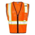 thumbnail image 1 of Kishigo - Economy Contrasting Vest with Zippered Front - 1527-1528 - Orange, 1 of 3