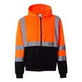 thumbnail image 1 of Kishigo Hi-Vis Full-Zip Hooded Sweatshirt Size up to 5XL, 1 of 5