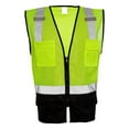 thumbnail image 1 of Kishigo Hi Vis Hook-and-Loop Mesh Safety Vest, High Visibility Construction Vest for Men, Orange 3XL Pack 2, 1 of 4