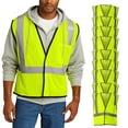 thumbnail image 1 of Kishigo - High Visibility Reflective Safety Workwear Vest, Hi-Vis Hook and Loop Closure, Single Pocket, Size: 5XL, Pack-9, 1 of 6
